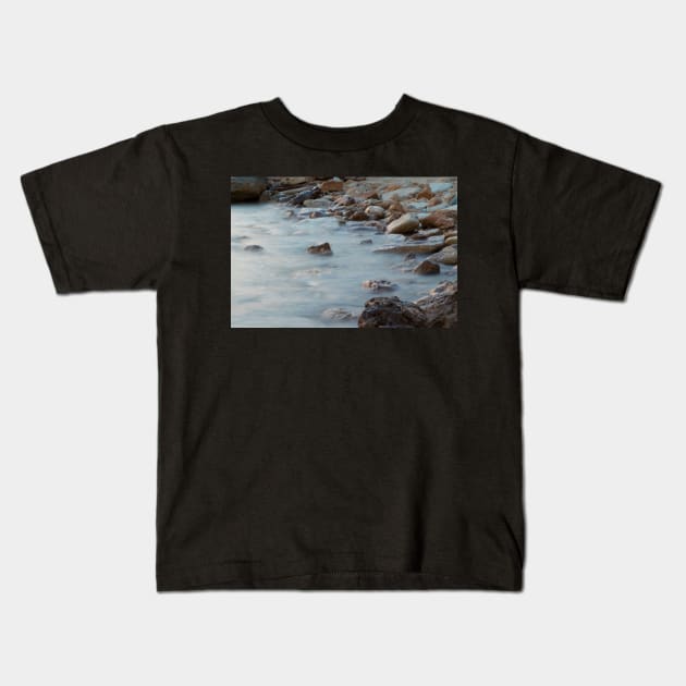 Foggy Water Kids T-Shirt by Lollik